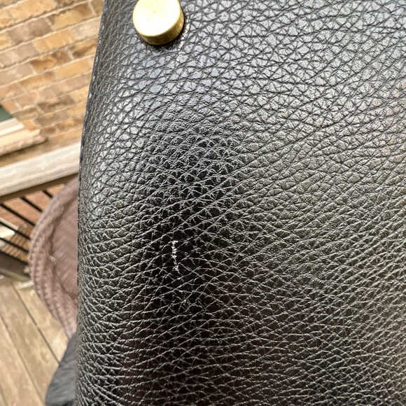 3.1 PHILLIP LIM X TARGET Pebbled Black Vegan Leather Satchel Bag Purse - Picture 12 of 16